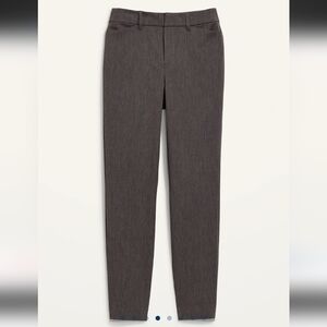 Old Navy Pixie Skinny High Waisted Ankle Pants Never Worn Dark Heather Gray